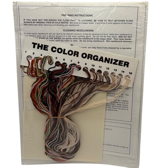 Needle Treasures Bicycling Chef Cross Stitch Kit 9"x12" 04715 Cotton Floss Frame - Picture 2 of 6